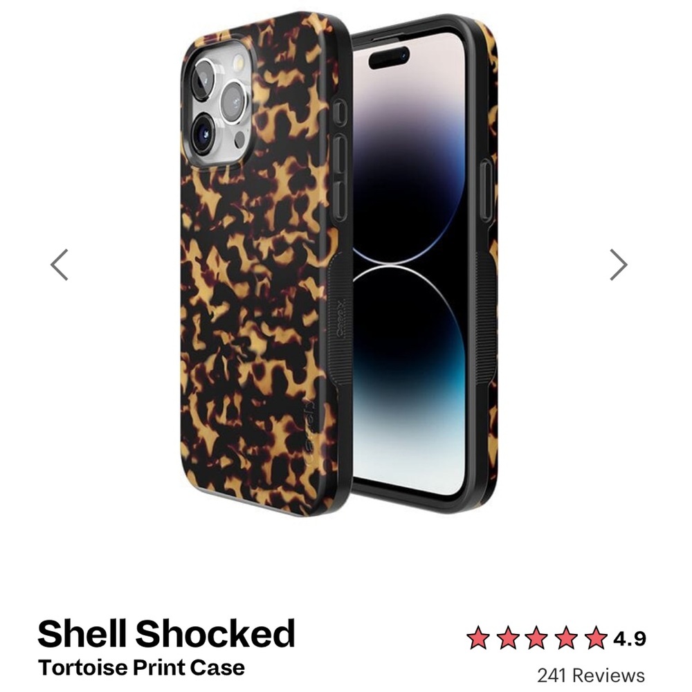 CASELY shell shocked tortoise print case IPhone 15Pro